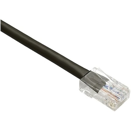 Unc Group 4Ft Black Cat5E Patch Cable, Utp, No Boots PC5E-04F-BLK